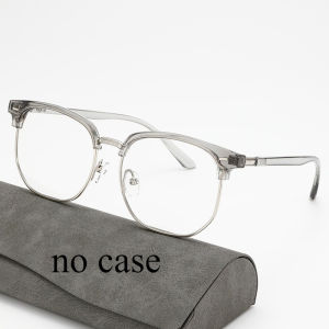 Light Sensitive Color Changing Half Frame Eyebrow Frame Cool Glasses for Men Trendy Anti Blue Light Color Changing Glasses