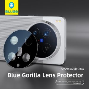 BLUEO | Blue Gorilla Compatible Vivox200ultra Camera Lens Film AR Enhanced X200promini New Model X200s Phone Camera Tempered Glass Film X200pro Full Cover Anti-fall Camera Rear Protection Sticker High Definition