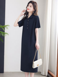 Váy Polo Cotton Mùa Hè Dáng Chữ a Cỡ Lớn Phong Cách Thường Ngày Mới Về Cho Nữ