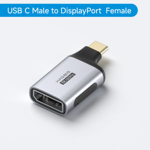 Hagibis | Hagibis USB C to HDMI/DisplayPort Adapter Type-C to HDMI/DP Connector 8K60Hz 4K240Hz 2K360 for Thunderbolt 4/5 External Monitor