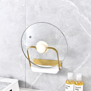 ชั้นวางหม้อชั้นวางของในห้องครัวแบบแขวนผนังไม่ต้องเจาะรูชั้นวางของอเนกประสงค์ใช้ในบ้านชั้นวางเขียงชั้นวางเขียงหลายชั้น