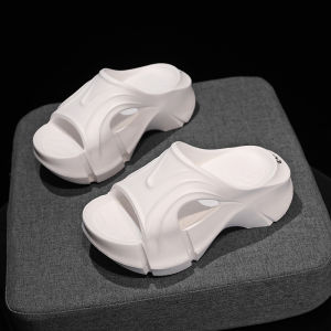 Dép Đế Dày Đế Cao Gót Đi Biển Mùa Hè Cho Nữ Đế EVA Chống Trượt Đế Ngoài Bằng Cao Su Thoải Mái Thường Ngày