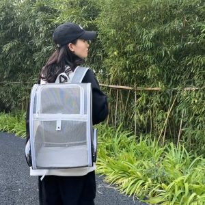Cat bag out of the portable bag space compartment breathable backpack large