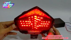 LAMPU REM LED VIXION NVL 2012 2016 8 10 MODE RUNNING OTOMATIS MANUAL LAMPU STOPLAMP BELAKANG