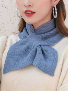 Besee | Warm and Stylish Neck Protecting Scarf Crossed Bow Fish Tail Design