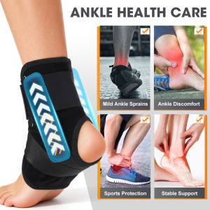 Hailicare | 360° Protect Foot Brace Foot Ankle Support Brace for Arthritis Tendonitis Sprain Injuries with Side Stabilizers for Women Men