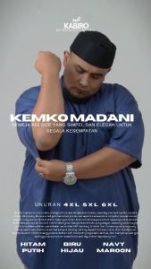 KEMKO MADANI KABIRO: Kemeja Koko Big Size Maxi 4XL 5XL 6XL Jumbo Pria Kabiro by ROSAL