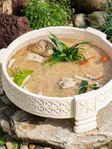 Large Diameter Ceramic Flower Pot Vintage Style Garden Courtyard Landscape Decoration Potted Plants Hydroponics Planters