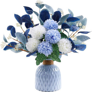 45cm Eucalyptus Artificial Flowers Bouquet Decoration Fake Ornament Table Home Room Decor Garden Party Autumn Bridal Bouquet