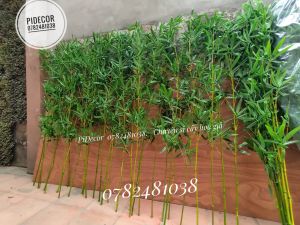 Cây tre(trúc) giả cao cấp 1m5 lá nhựa xanh non nhiều lánhánh cành thật- Cây giả