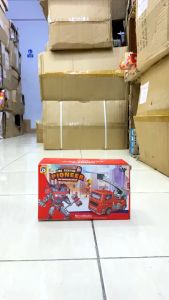 Mainan Anak MOBIL TRASFORMER FIRE PIONNER Robot Autobot Transformer