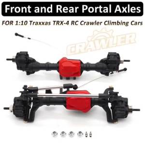 RC Car Front and Rear Portal Axles for 1/10 RC Crawler Rock Car Axial SCX10 I SCX10 II RGT 86100 Redcat GEN8 Traxxas TRX-4 TRX4