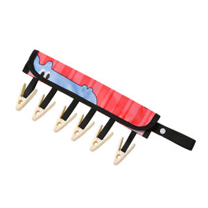 MONLEYTA | Travel Foldable Clothes Hanger Multi-Functional Portable Underwear Socks Fabric Art Storage Rack Cute Cartoon Design For Everyone