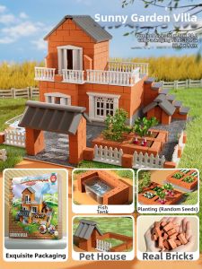 DIY Brick Wall Building Toy for Kids