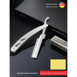 Besee | Manual Shaving Razor for Men with Stainless Steel Blades for Face and Hair Trimming Jisulife