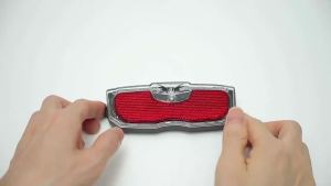 UXCELL Bicycle Light Long Strip Rear Reflector Taillight Battery Powered Night Safety Bike Accessories No Battery