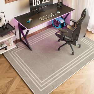 VIKAMA Soundproof Chair Mat Anti-Slip Floor Carpet Pad for Office Gaming Chair Under Desk Study Bedroom Home Decor