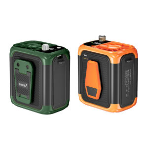 Obecilc New 8000mAh Multifunctional Portable Waist Fan Hanging Neck Fan Strong Wind 150 Speed Adjustable With LED Lighting Fast Cooling For Outdoor Camping Trip