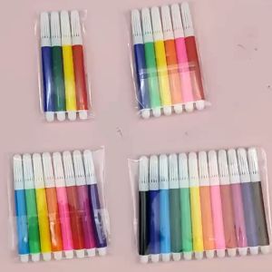 Bộ 5/6/8/12 bút lông nhiều màu bút dạ màu nước mini tô màu vẽ tranh DIY