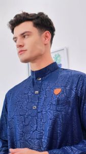 AS-SULTAN: Jubah Pria Dewasa Bahan Embos & Gamis Motif Terbaru