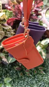 GPBAGS กระเป๋าถือใบยาว GP030-05 หนังชามัวส์ กระเป๋าหนังวัว