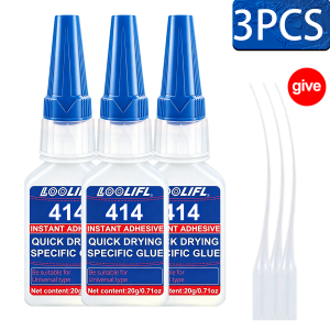 LOOLIFL | New High Strength Instant Super Glue Quick Dry Strong Bond Multi-Purpose Transparent For Plastic Metal Rubber Ceramic DIY Repair