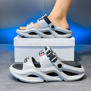 Summer Outdoor Large Size Soft Bottom Slip-resistant Anti-odor Mens Slippers 45
