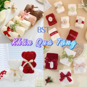 Set Quà 20/11 Valentine 8/3 Khăn Mặt Hình Gấu PISCES TOWEL 30x30cmQuà Tặng Bạn Gái Quà Tặng Cô Giáo