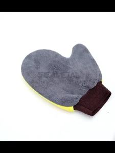 SEAMETAL Microfiber Car Washing Glove Double-Faced Thickened Coral Fleece Cleaning Brush Gloves Car Detailing Cleaner Care Tool