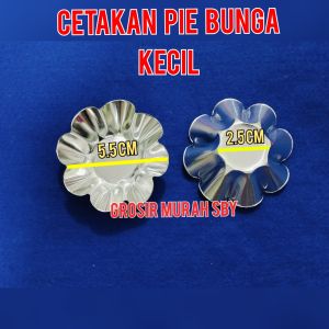 Cetakan pie sus bunga / cetakan pie susu bunga / pie buah bunga