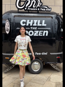 HBHR A-line skirt👗New summer chiffon skirt for women high waist and slim fit casual and versatile short skirt