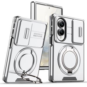 szhaiyu | Fold 8 Armor Protective Phone Case for Samsung Galaxy Z Fold 8 Ultra 7 6 5G Magnetic Ring Holder Stand Camera Protection Cover