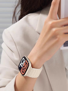 New DIVI Apple Watch Silicone Sport Band Magnetic Absorption Mens Womens Ultra3 SE3 Female Male S7 S8 S9 S10 Smartwatch Strap