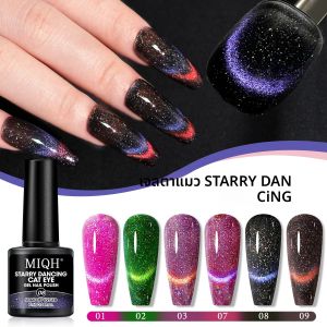 ยาทาเล็บเจล 1 ชิ้น - แม่เหล็ก เปลี่ยนสี ทางช้างเผือก เอฟเฟกต์ท้องฟ้าเต็มไปด้วยดวงดาว ของขวัญเพ้นท์เล็บที่สมบูรณ์แบบ