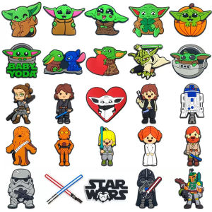 Hot Toys | 13-55Pcs Hot Toys Star Wars Shoe Charms Cartoon Shoes Decoration Accessories DIY Clog Sandal Wristband Kids Party X-mas Gifts