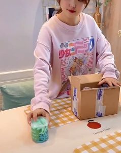 50pcs Hair Tie Gradient Color High Elastic Rubber Ponytail Tie Hair Rope Colorful Hair Ties for Girls Korean Hair Accessory