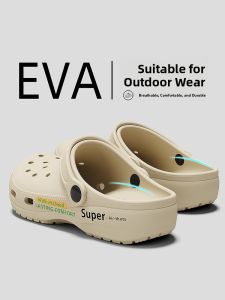 Mens Summer Outdoor Sandals Breathable Anti-slip Deodorant Wear-resistant Hollow-out Design Comfortable EVA Material Slippers