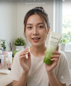 Sữa Rửa Mặt Trà Xanh Verobene Làm Sạch Sâu Hỗ Trợ Ngừa Mụn Giảm Thâm Dưỡng Sáng Cho Da Dầu 150ml