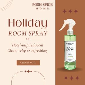Holiday Inn Hotel Scents Room Linen Disinfecting Spray 100ml Freshener Deodorizer Antibacterial Disinfectant Posh Spice