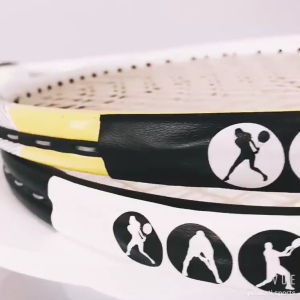 Authentic POWERTI 24mm x 5m Large Roll Tennis Racket Pickleball Paddle Head Protection Tape Racket Frame Guard Tape Frame Protection Tape