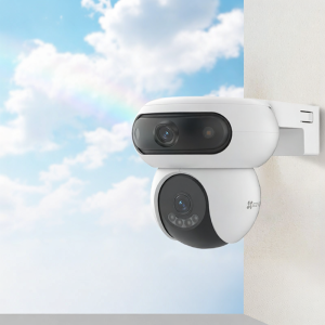 Outdoor Full Color Night Vision Dual Camera Cloud Panorama Wireless Smart Remote Monitoring H90 Intelligent Security Camera