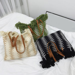 กระเป๋าช้อปปิ้งกระเป๋าใส่ของชายหาดขนาดใหญ่กระเป๋ามีที่จับสบายๆกระเป๋าถือกระเป๋าสะพายไหล่เดินทางหญิงกระเป๋าสะพายไหล่รักแร้