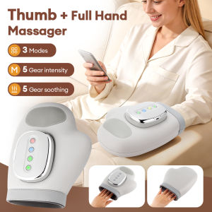 Foreverlily | Electric Hand Massager Airbag Compress Finger Massage Glove Air Pressure Kneading Thumb Acupoint Palm Massager Finger masajeador