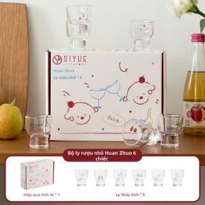 SIYUE | Bộ Ly Sake Thủy Tinh Đẹp