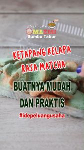 Bumbu Tabur Rasa Matcha Untuk Tabur Snack/Keripik/Camilan kemasan 250 gr Halal Food Grade