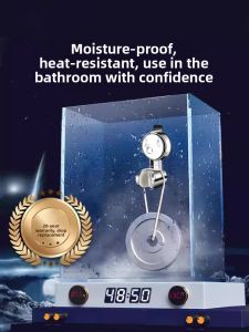 MONLEYTA | Universal Adjustable Shower Head Holder suction cup type movable no drilling required bathroom flower pot bracket child friendly