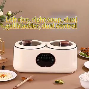 【buy 1 take 1】Multi-function 4L Double Bile Rice Cooker withsteamer With 6 function For Household Intelligent Reservation Mini Electric Food Cooker Kitchen appliance