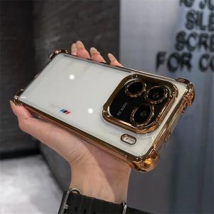 Gyro Anti-stress Stand Airbag Shockproof Clear Full Cover Protective Case for IQOO13/12 pro Womens Style Electroplated Glass Lens Film Included