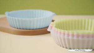 Air Fryer Accessories Silicone Baking Tray Reusable Air Fryer Basket with Ear Handle / Alas Air Fryer