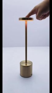 Rechargeable LED Table Lamp Touch Control 3 Color Adjustable Bedside Light Creative Ambient Light Indoor Room Decor Night Lamp